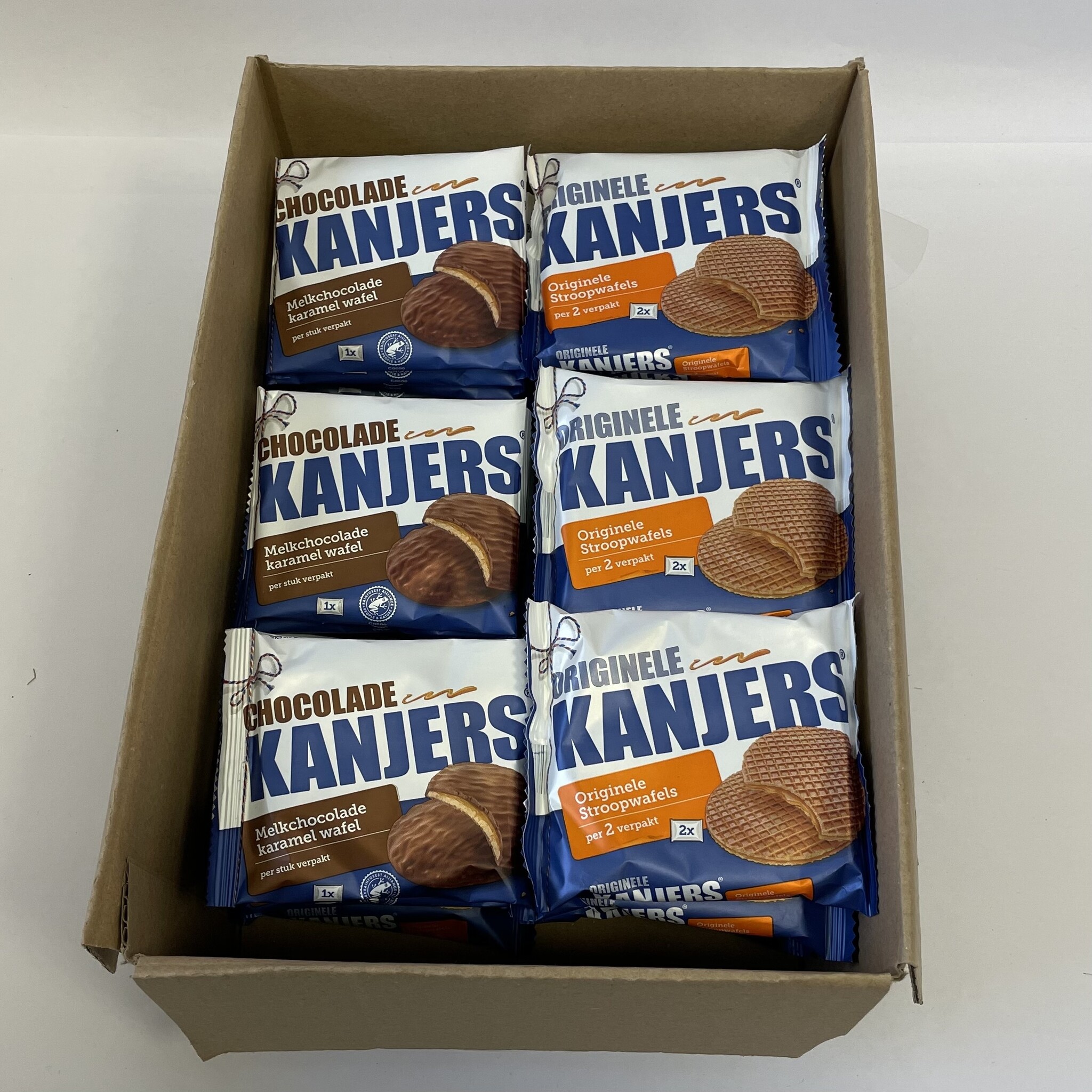 Kanjers Uitdeel Box - regulier + Melk chocolade (50 stuks)