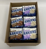 Kanjers Uitdeel Box - chocolade wit + Melk chocolade  (50 stuks)