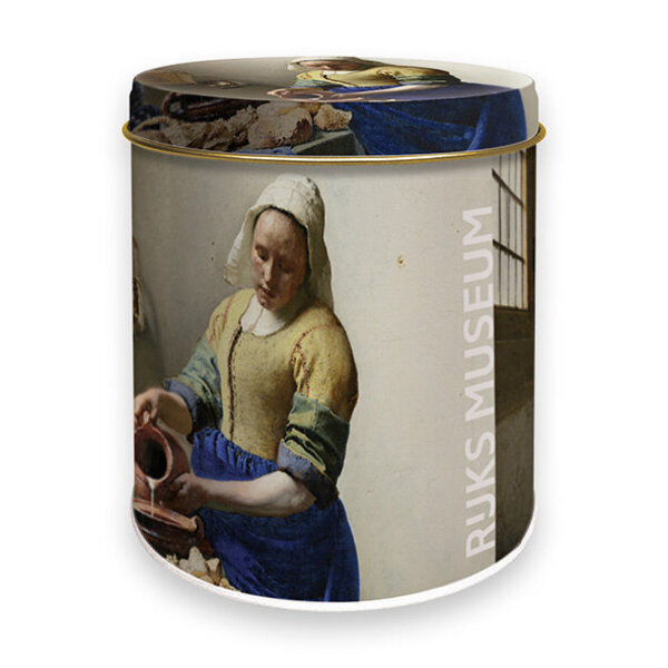 Stroopwafel World Vermeer The Milkmaid syrup waffle tin