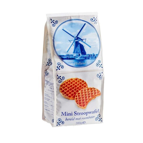 Delft Blue Stroopwafels Mini Stroopwafels Delft Blue