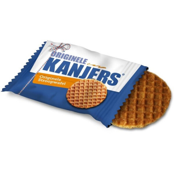 Kanjers Mini Kanjers Stroopwafels in luxe uitdeel box ( circa 150 pcs)