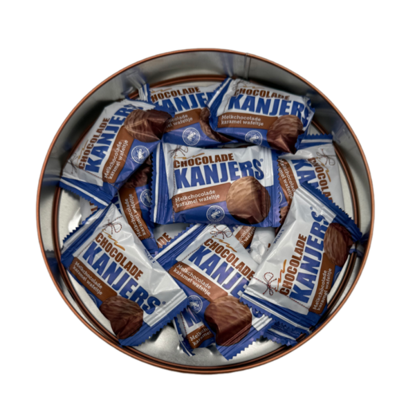 Kanjers Stroopwafel 3D Je bent een kanjer ( Chocolade stroopwafels)
