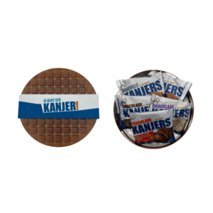 3D Stroopwafel Tin filled with 5 Kanjer Stroopwafels