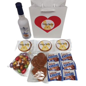 Vrolijk Pasen Gift Tas met likeur en eitjes