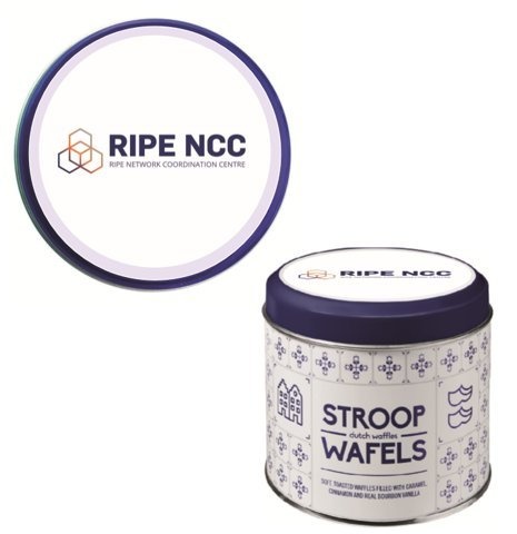 Stroopwafels als Relatiegeschenk | Gepersonaliseerd & Bedrukte Blikken | StroopwafelWorld