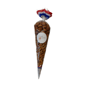 cookie crumbs spice nuts mix cone with logo