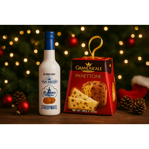 Van Meers  Stroopwafel likeur (350 ml) + Panettone 100 Gram