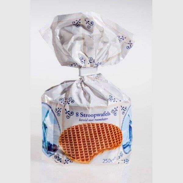 Delft Blue Stroopwafels Delft Blue Stroopwafels - 10 boxes total 120 packs with 8 stroopwafels