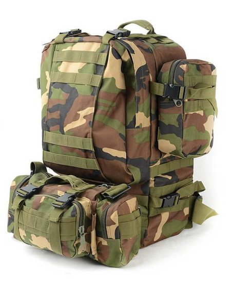 Ployester Fabric Military Travel Backpack