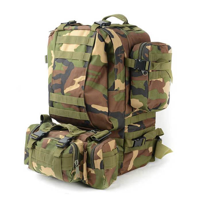 Olive Planet Ployester Fabric Military Travel Backpack