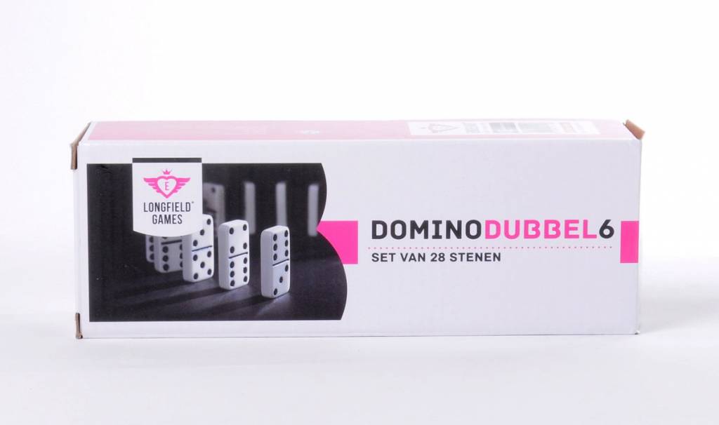 Spel - Domino dubbel 6 - Groot - 28dlg.