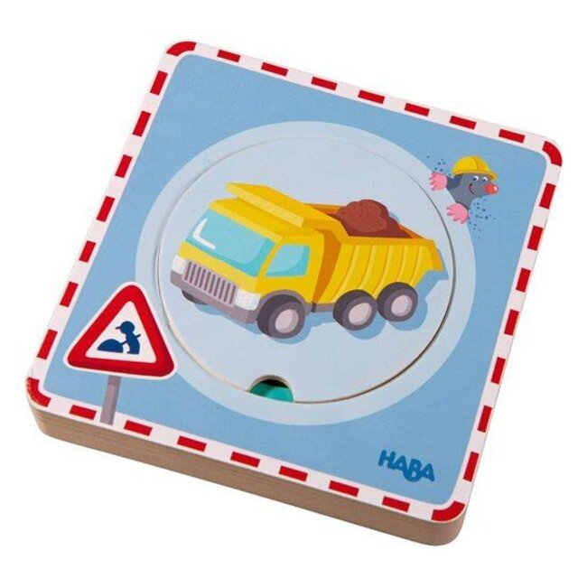 Haba Puzzel - Op de werf - Hout - 5st.