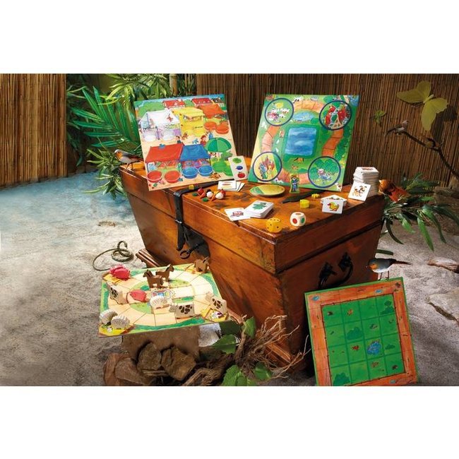 Haba Spel - Mijn eerste spelletjesdoos - De grote spelletjesverzameling - 3+