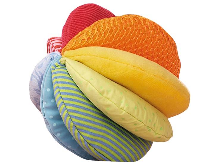 Bal - Stoffen bal - Regenboog