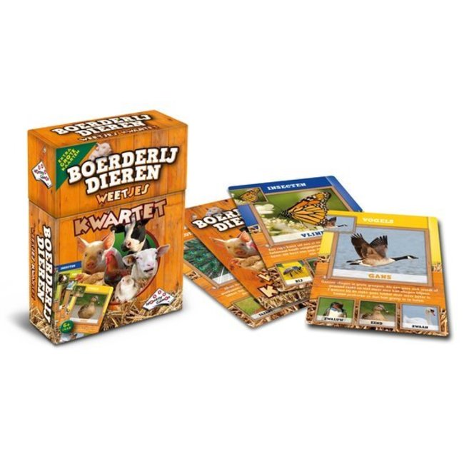 Spel - Kwartet - Boerderijdieren weetjes
