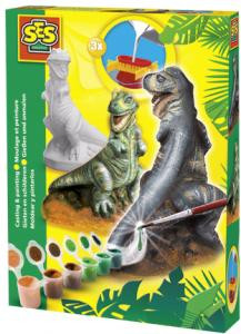 Knutselen - Gips gieten & schilderen - Dinosaurus