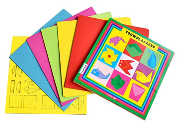 Vouwblaadjes - Vierkant - 12x12cm - 65gram