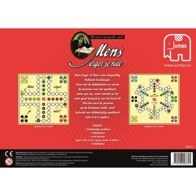 Jumbo Spel - Mens erger je niet
