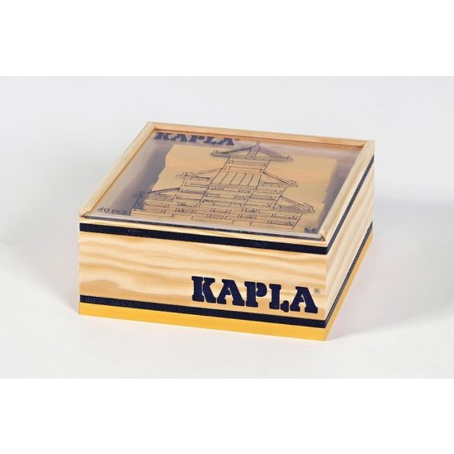 Kapla Plankjes - Kapla - Geel - 40st.