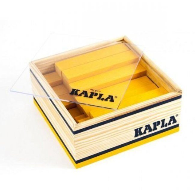 Kapla Plankjes - Kapla - Geel - 40st.