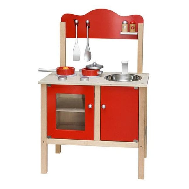 Speelkeuken - Incl. toebehoren - Rood*