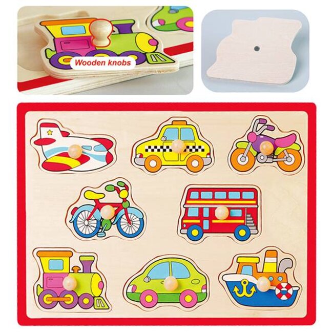 Puzzel - Voertuigen - 8st.