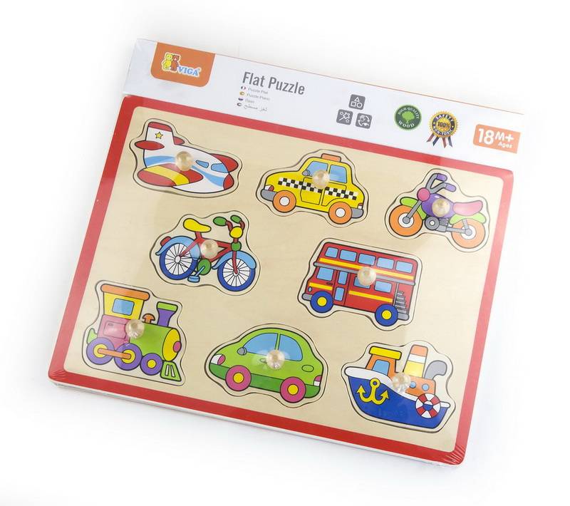 Puzzel - Voertuigen - 8st.