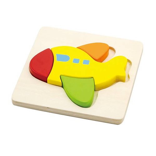 Vigatoys Vigatoys - Puzzel - Vliegtuig - Klein - 4st. Vigatoys Vigatoys - Puzzel - Vliegtuig - Klein - 4st.