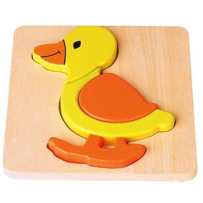 Puzzel - Eendje - Klein - 4st.