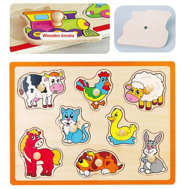 Puzzel - Boerderijdieren - 8 st.