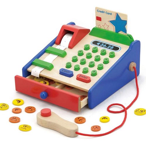 Vigatoys Kassa - Met scanner & muntgeld Vigatoys Kassa - Met scanner & muntgeld