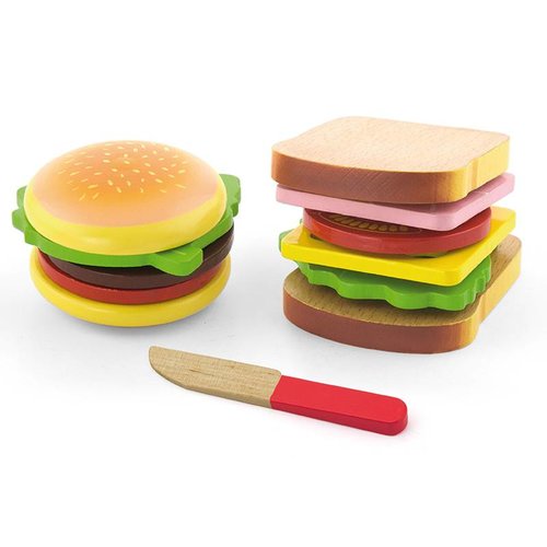 Vigatoys Vigatoys - Eten - Hamburger & sandwich Vigatoys Vigatoys - Eten - Hamburger & sandwich