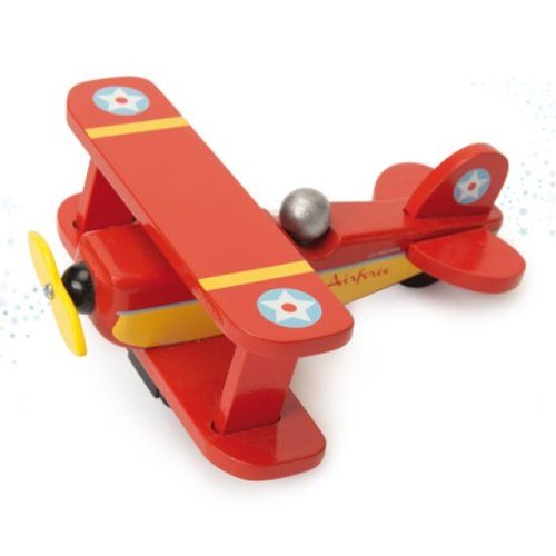 Le Toy Van Le Toy Van - Vliegtuig - Rood Le Toy Van Le Toy Van - Vliegtuig - Rood