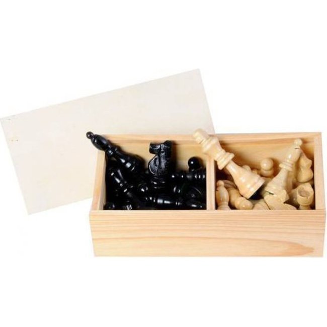 Engelhart Schaakstukken - Essenhout - 88mm - In kistje**