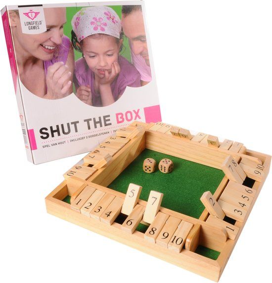 Spel - Shut the box - 4 Spelers