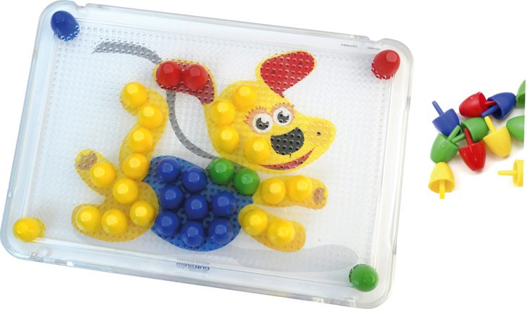 Mozaiek - 100 Pinnen - 20mm - Incl. 6 werkbladen - In koffer