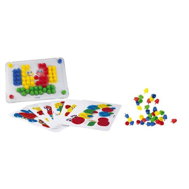 Mozaiek - 100 Pinnen - 20mm - Incl. 6 werkbladen - In koffer