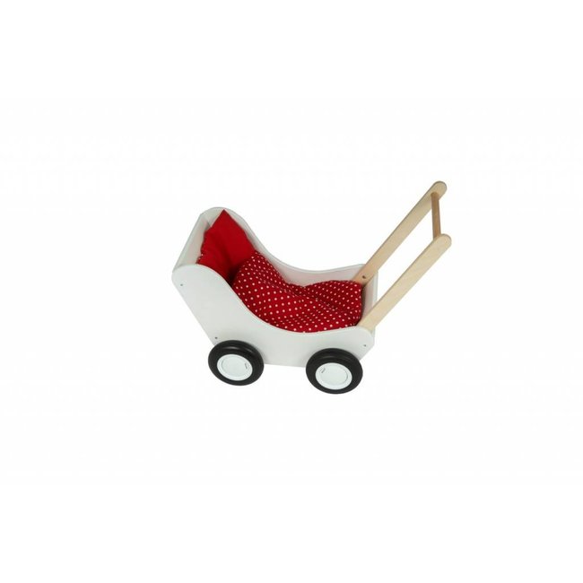 Van Dijk Toys Poppenwagen - Wit