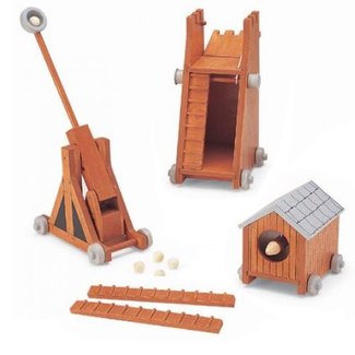 Middeleeuwse aanval set