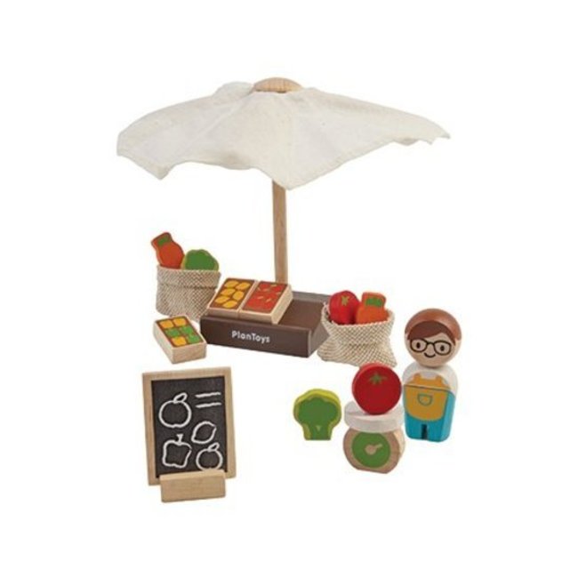 Plantoys Poppenhuis accessoires - Marktkraam