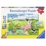 Ravensburger Puzzel - Jonge dieren op het platteland - 2x12st.