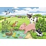 Ravensburger Puzzel - Jonge dieren op het platteland - 2x12st.