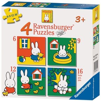 Ravensburger Puzzel - Nijntje - 6, 9, 12 & 16st.