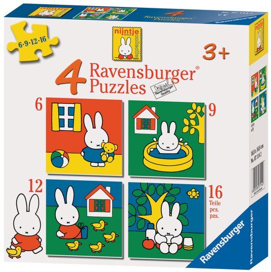 Puzzel - Nijntje - 6, 9, 12 & 16st.