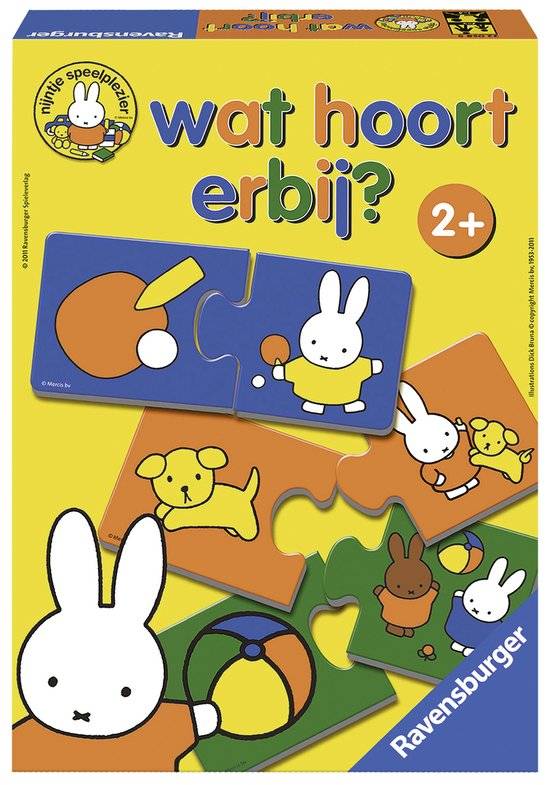Spel - Wat hoort erbij? - Nijntje