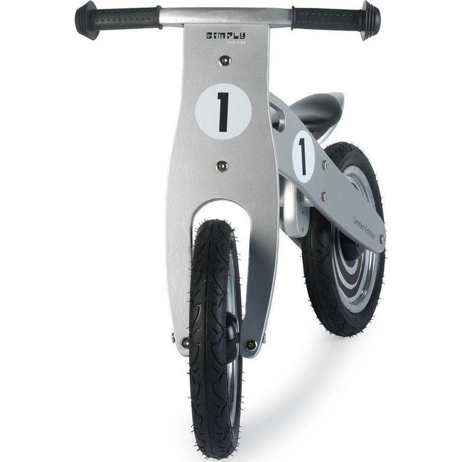 Simply for Kids Tweewieler - Zilver/zwart - 3+