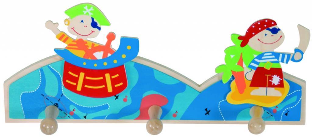 Kapstok - Piraat - 3 Haakjes