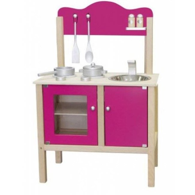 Simply for Kids Speelkeuken - Blank / hard roze