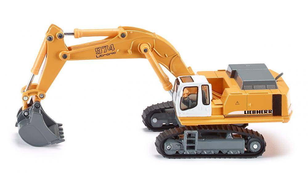 Auto - Liebherr hydraulische graafmachine - Rupsbagger - 1:87 - Siku