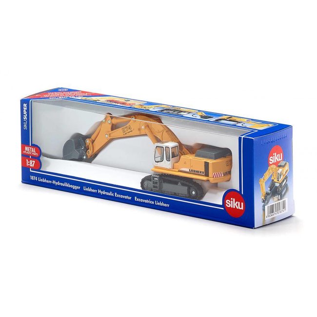 Siku Auto - Liebherr hydraulische graafmachine - Rupsbagger - 1:87 - Siku